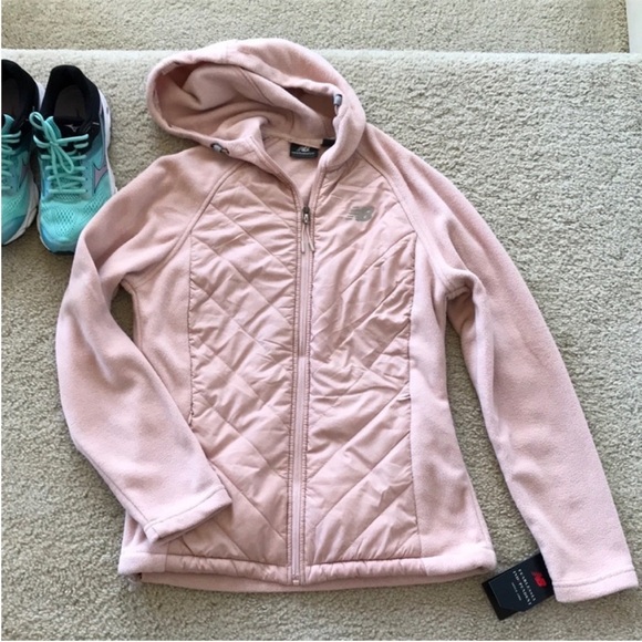 New Balance Tops - New Balance Hooded Fleece Jacket